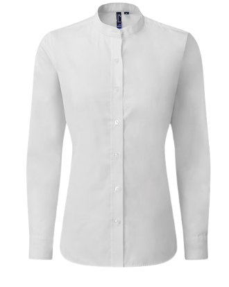 Women´s Banded Collar Grandad Shirt